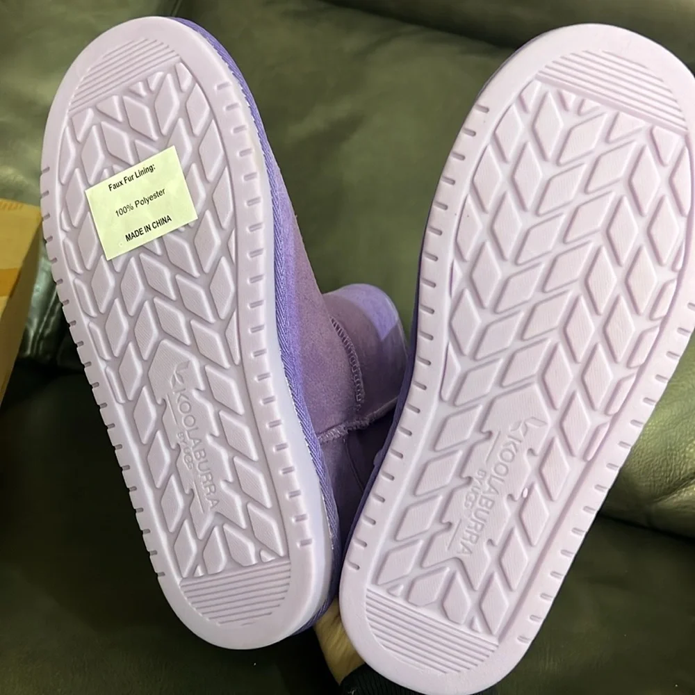 NIB Koolaburra Purple Short Boots size: 4